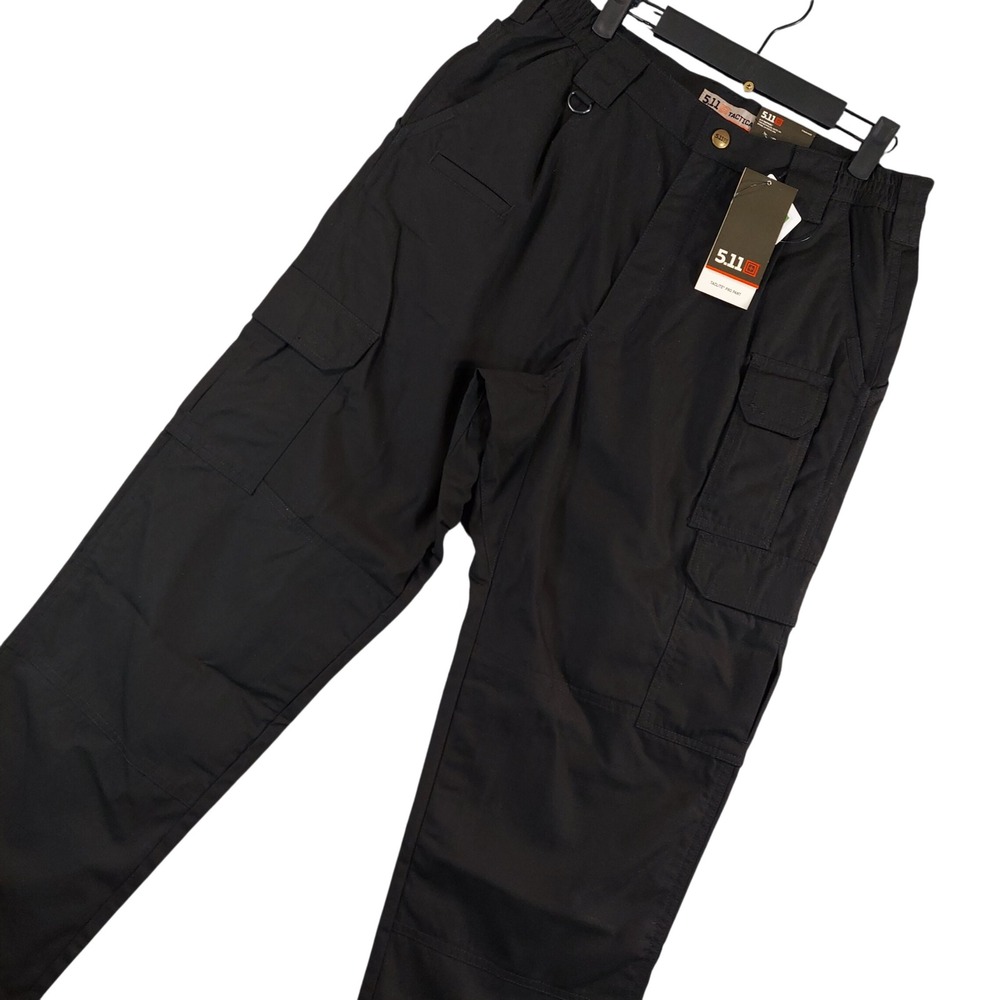 5.11 Tactical Taclite Pro Pant Men 32x32 Black Ripstop Cargo 74273 NWT